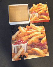 Springbok Side Order French Fries 7 x 7 Mini Jigsaw Puzzle 70 Pc INCOMPLETE