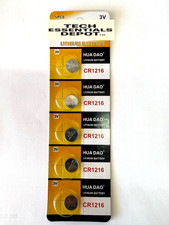 LOT CR1216 DL1216 ECR1216 3V Lithium Coin Battery for Watch Key Fob Remote Toys