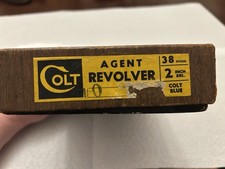 Colt Gun Agent Revolver 38 Special 2 In Barrel Blue Box From 1972 Mint Colt Gun Agent Revolver 38 Special 2 In Barrel Blue Box From 1972 Mint