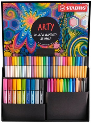 STABILO ARTY Pen 68 Creative Set 77/6-3-20 - 55 Pieces