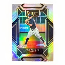 2022 Panini Select Jose Altuve #232 Diamond Level Silver Refractor Holo
