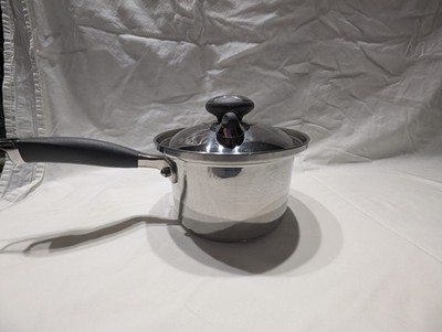 Royal Prestige 2Qt Kitchen Charm T-304 Stainless Steal Saucepan With Lid