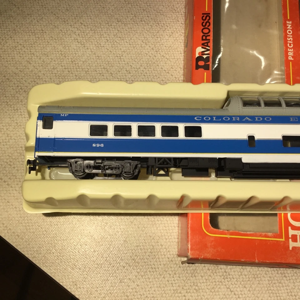 RIVAROSSI HO 85' Vista Dome Coach Car. COLORADO EAGLE. NIB. #2752 - Image 3 of 4