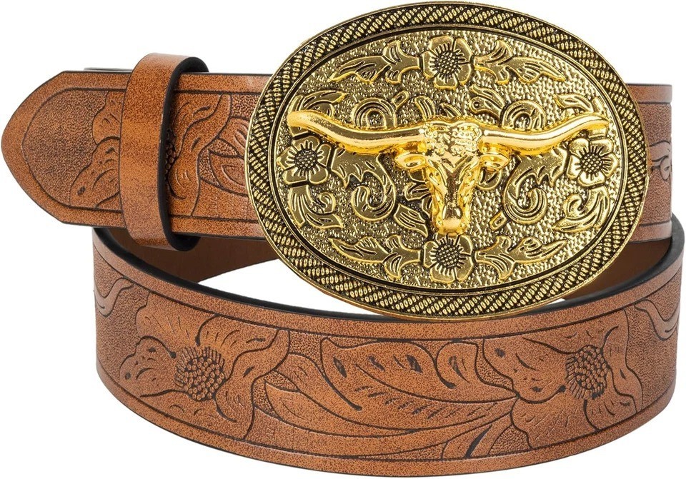 Cowboy-Belt Western-Belts Cowgirl-Waist for Women Men  display picture 3