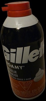Gillette Foamy Shave Foam, Regular, 311 g (11 Oz) NEW