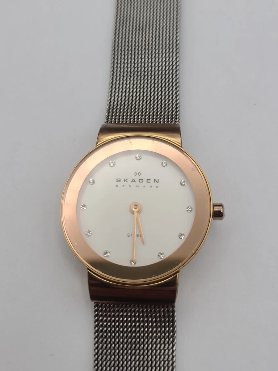 New Gorgeous Women\'s Skagen Watch 556SSLP Abalone White Silver 30mm Skagen White Wristwatches for sale | eBay main image 3