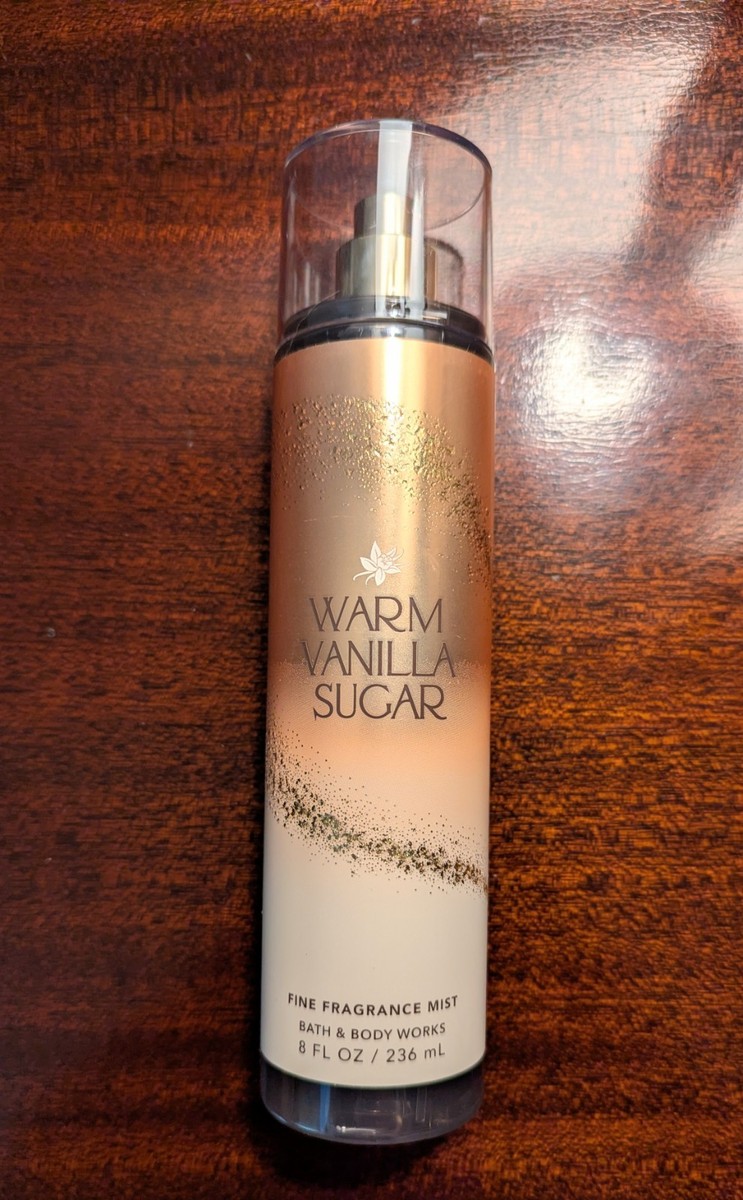 【Warm Vanilla Sugar】Bath&bodyworks ミスト3本 Bath & Body Works Warm Vanilla Sugar & Jasmine, 3-Piece: 8oz
