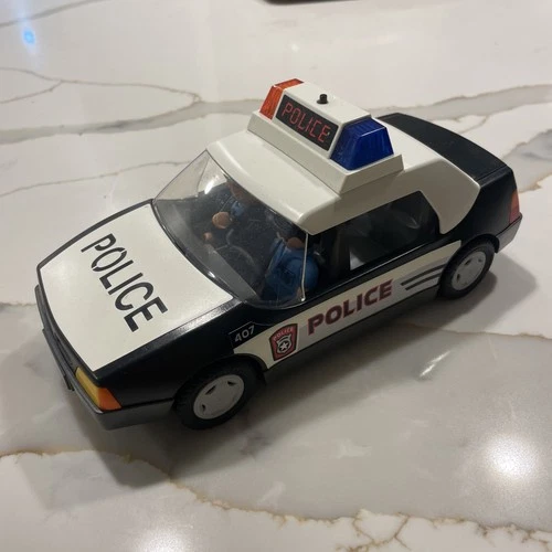 Vintage 1997 Playmobil Geobra Police Car Cruiser