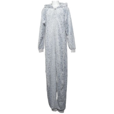 Lindex, Freizeit Overall, Größe: 146/152, Grau, Polyester, Leopard, Plüsch #YoU