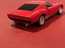 Lamborghini Miura Diecast car 1/34 1971 P400 SV Red 