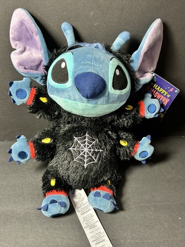 DISNEY PARKS 2023 Lilo & STITCH Experiment 626 Spider Halloween 14” Plush NWT