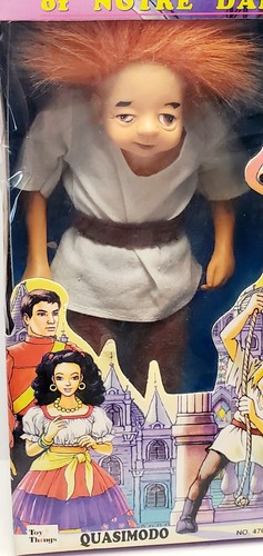 Hunchback of Notre Dame Quasimodo 9.5" Poseable Doll 1990's Toy Things NRFB  - Picture 2 of 8