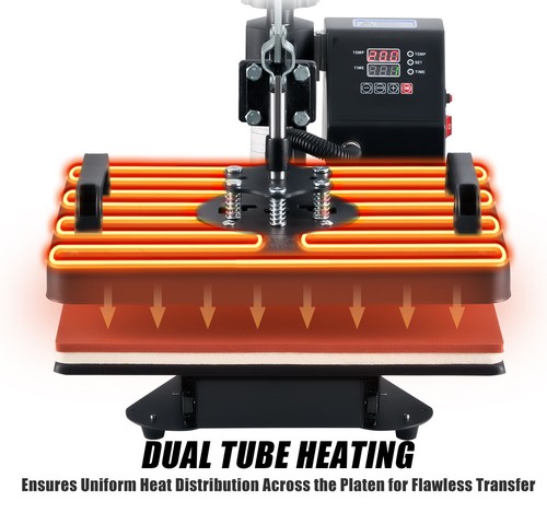 8 in1 Heat Press Machine Digital Transfer Sublimation Printer 30×38cm - Picture 6 of 9