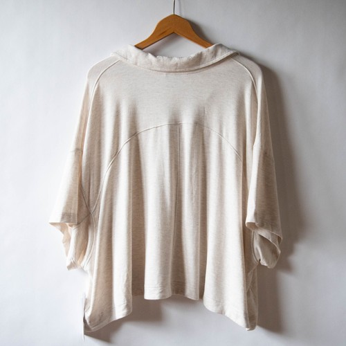Athleta Westwood Relaxed Oversized Sweatshirt Tee V-Neck Collar NWT 1X - Picture 8 of 15
