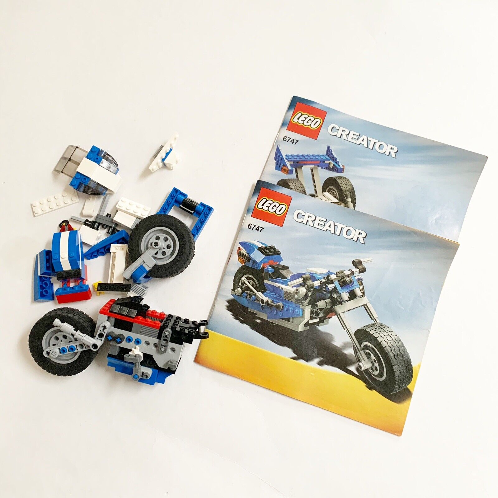 Utrolig Svække Medfølelse Lego 6747 Creator Race Rider Motorcycle 3 in 1 With Instruction Manual |  eBay