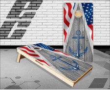 2A Amendment Angle Triangle Cornhole Boards Bean Bag Toss Game