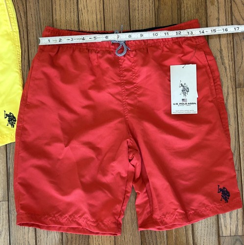 New U.S. Polo Assn. Boys Lot Of 2 Swim Shorts Trunks Pockets Sz XL 14-16 (A5) - Picture 6 of 7
