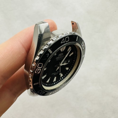 RARO ORIENT EM75 DIVER 46943 REPARACIÓN WR 200m Automático Japón De Colección Reloj 21 Joyas - Imagen 7 de 18
