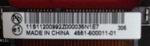 LENOVO IDEAPAD YOGA 13 USB CARD READER 11S11200992 11200992-NC - Afbeelding 3 van 3