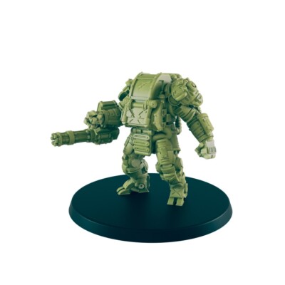 BERTHA BOT, Mech, Roboter, Tabletop, Starfinder, Pathfinder, Sci-Fi, Cyberpunk 