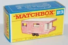 Matchbox Lesney No 23 Trailer Caravan Repro Empty  Box