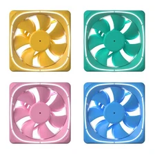 Vetroo 120mm Case Fan White LED Lighting PC Computer Silence Cooling Fan