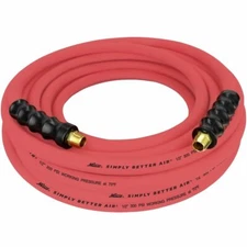 Milton® 1/2" Ultra Lightweight Rubber Hose 50' w/ 3/8" NPT Male Inlet Thread End