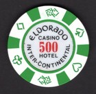 Eldorado Inter-Continental Casino Hotel Gaming chip, Columbia  — photo 1