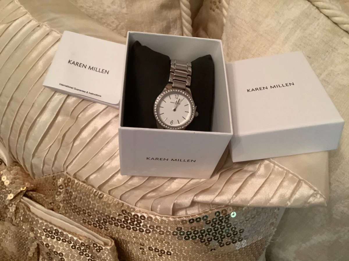 Karen Millen ladies watch NWT. Boxed certificate. Authentic eBay