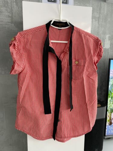 Louis Vuitton Plaid & Pink Monogram Button Up Shirt – Savonches