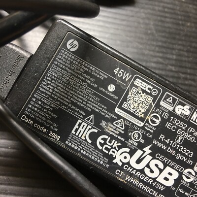 HP  TPN-CA20 USB Type-C Laptop AC Adapter Power Charger Adapter L42206-002