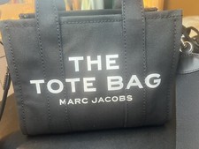 Marc Jacobs Womens Black Canvas The Mini Tote Bag Tote