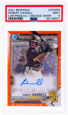 2021 Bowman Robert Hassell /25 PSA 9