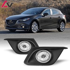 For Mazda 3 2014-2016 Clear Lens Pair Bumper Fog Light Lamp Wwiringswitch Kit For Mazda 3 2014-2016 Clear Lens Pair Bumper Fog Light Lamp Wwiringswitch Kit