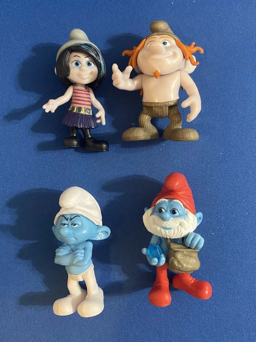 The Smurfs 2 Movie Figures 2 Pack Lot Papa Smurf, Grouchy, Vexy, &amp;  Hackus 2013 | eBay