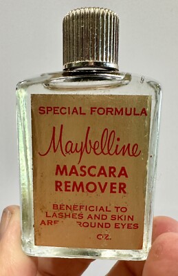Maybelline Mascara Remover Vintage Special Formula 1 Fl Oz Bottle Full