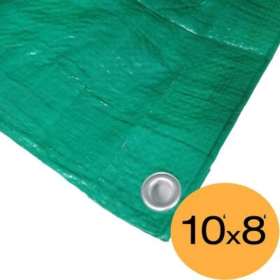 DIHL Tarpaulin Waterproof Ground Cover Sheet Camping Tent Tarp 3 x 2.4M 80 GSM