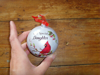 dad and daughter ornament