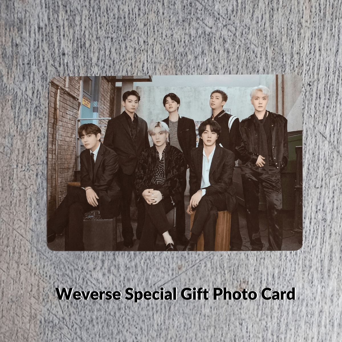 BTS Permission To Dance Mini Photo Card - Complete Unit Set