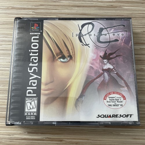 Parasite Eve PS1 Black Label CIB Complete w/ Manual, Reg Card & Demo