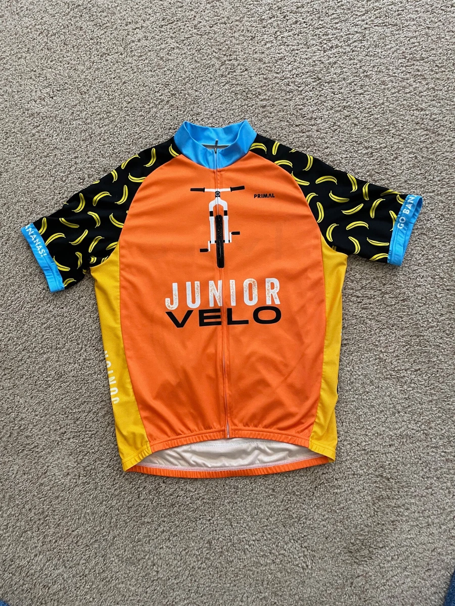 Maillot cycliste Primal homme L 3/4 zip manches courtes