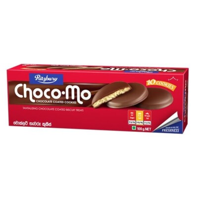 Ceylon Ritzbury Choco Mo 100g Chocolate Coated Biscuit Cookie