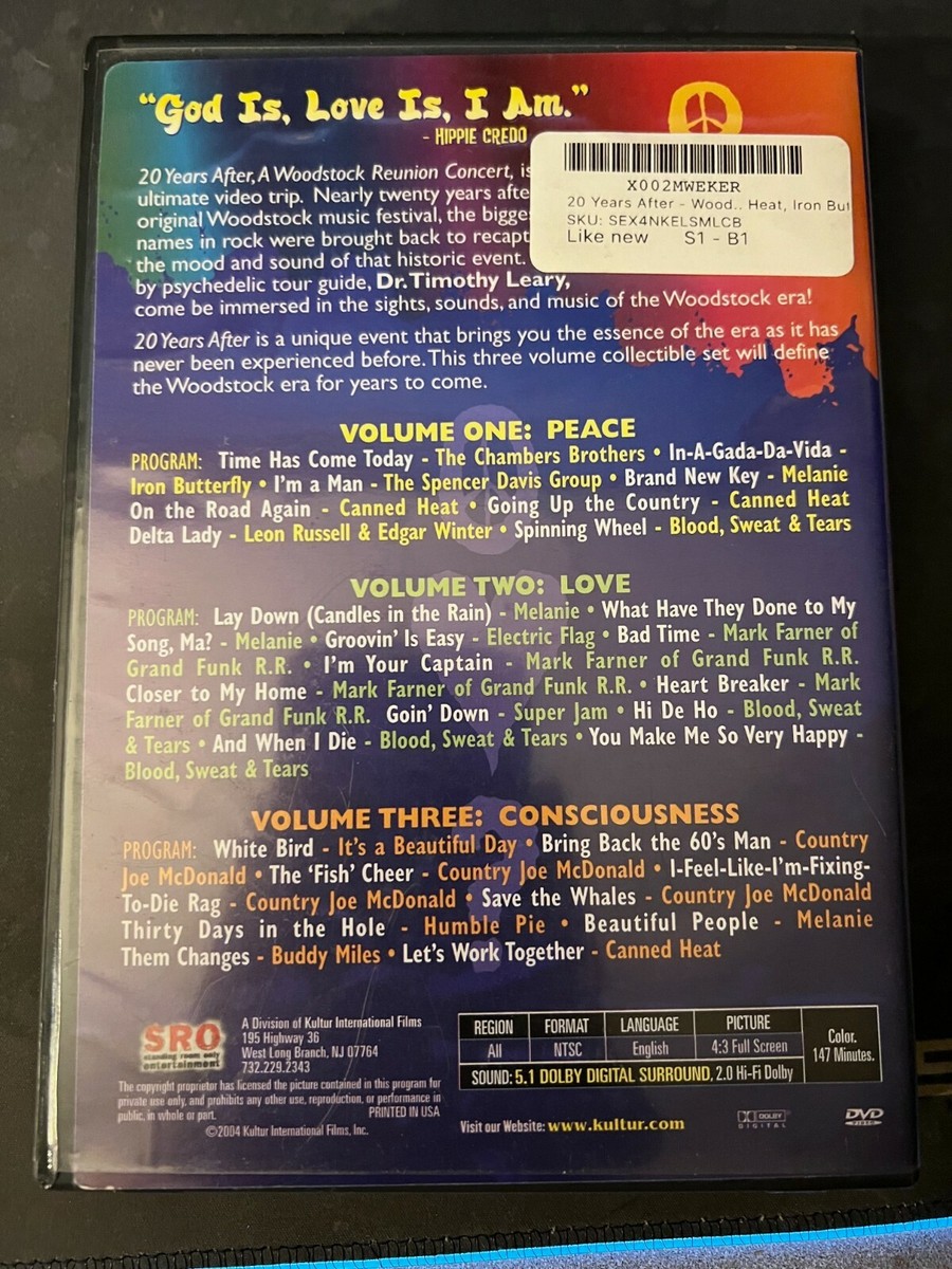 その他 20 Years After: Woodstock Reunion Concert [DVD] [Import] cm3dmju 20 Years After: A Woodstock Reunion Concert DVD Used 32031158399| eBay