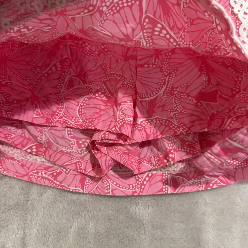 Lilly Pulitzer Jubilee butterfly pink girls skirt skort size 8 - Image 3 of 4