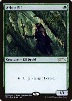 Arbor Elf Promo Mtg Magic Englisch