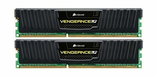 Corsair Vengeance 8GB DDR3 1600MHz Low Profile Desktop Memory Kit - Black