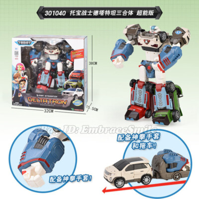 Tobot DELTATRON 3-Part Integration Transforming Car to Robot