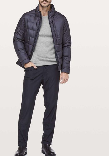 Lululemon Merino Wool Sweater Men S Alpine Air Crew Heather Gray Preppy Crew - Picture 14 of 14