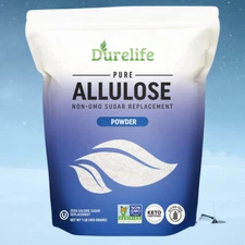 Durelife Allulose sweetener 100% Pure Powdered Sugar Substitute 1 lb