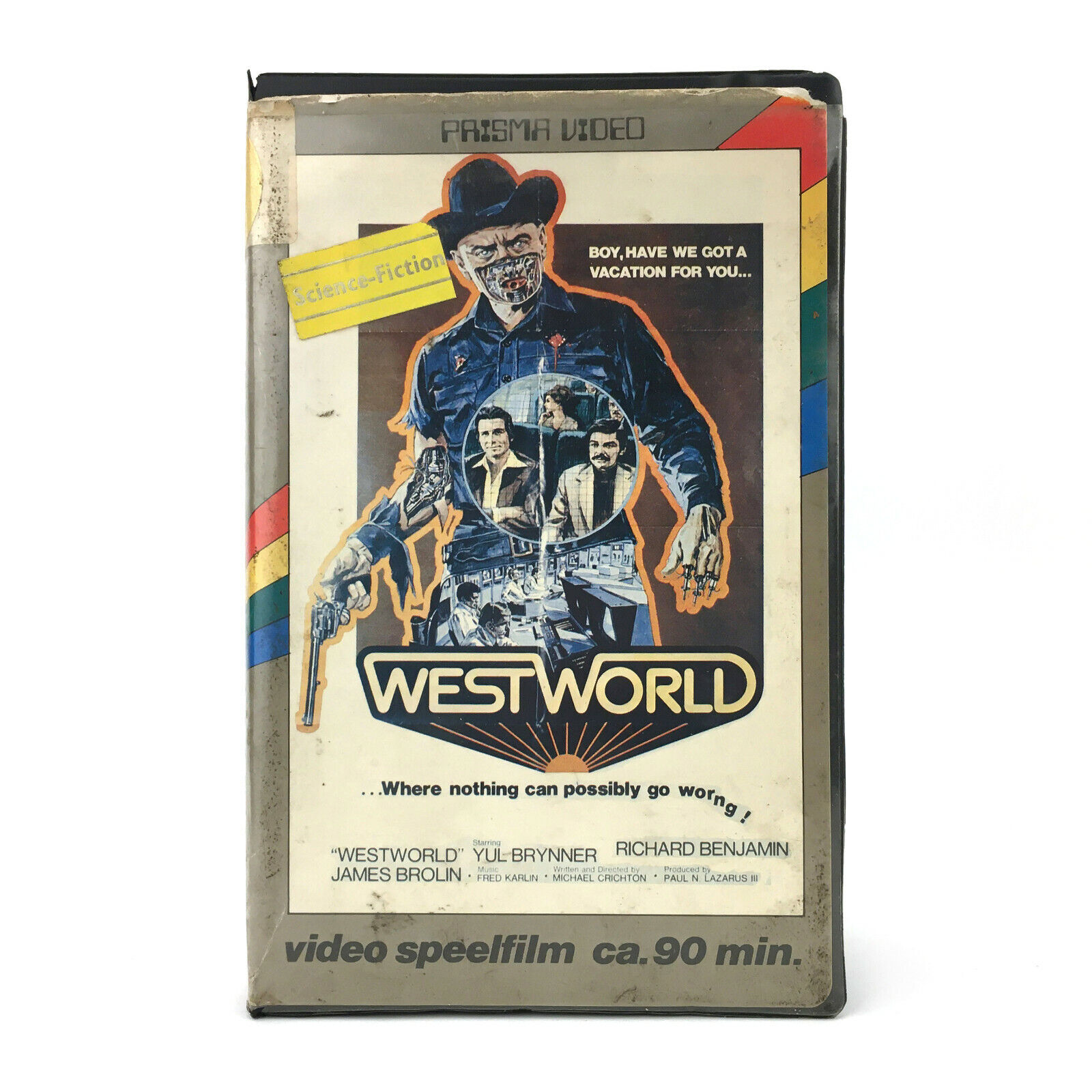 Perjudicial Descriptivo Humanista WESTWORLD Almas De Metal Scifi Western Futurista Robots Cult Pre Cert Prisma VHS | eBay Perjudicial Descriptivo Humanista WESTWORLD Almas De Metal Scifi Western Futurista Robots Cult Pre Cert Prisma VHS | eBay